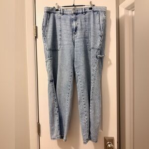 Marks & Spencer Light Blue Straight Leg Jeans